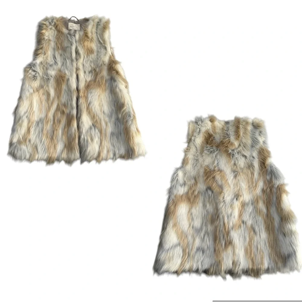 Zara Girl Faux Fur Vest 11/12